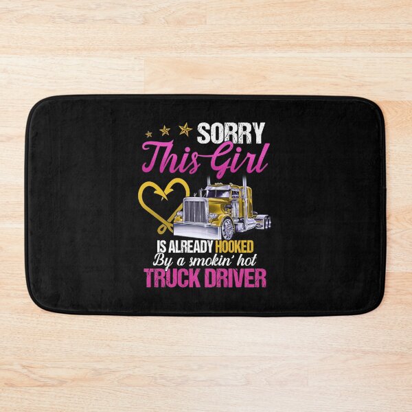 Item preview, Sorry this girl is already hooked by a smokin' hot truck driver vintage quote lover funny design designed and sold by beckadamr.