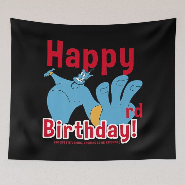 Item preview, Genie Quote Portrait Happy 3rd Birthday designed and sold by DenisJoness.
