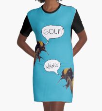 Golf Wang Scum Fuck Bees Graphic T-Shirt Dress