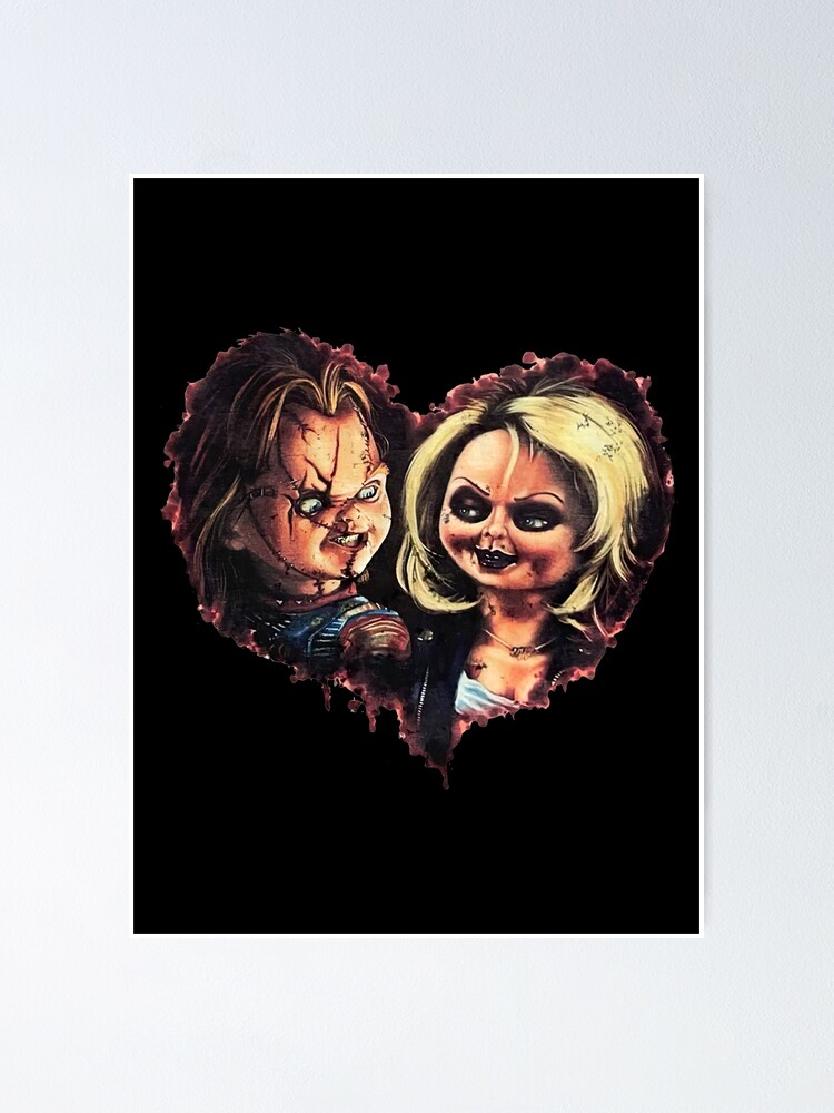 Chucky Tiffany Chucky Poster For Sale By Damarishuel Redbubble 7877