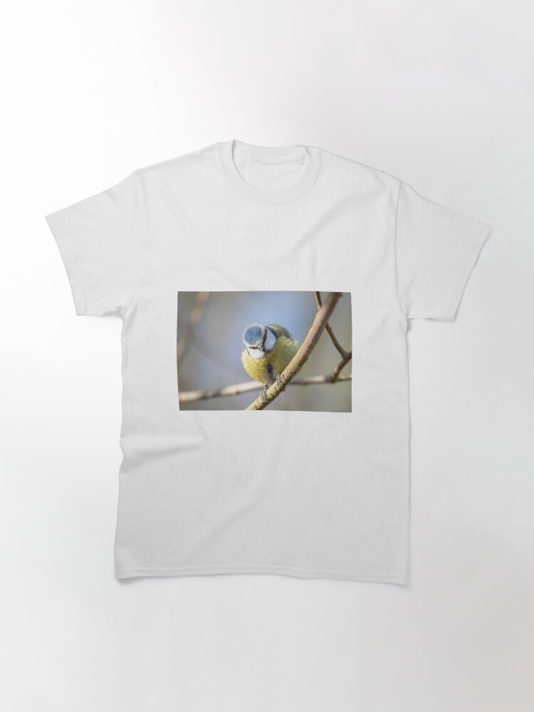 Thumbnail 2 of 7, Classic T-Shirt, Blue tit portrait designed and sold by AYatesPhoto.