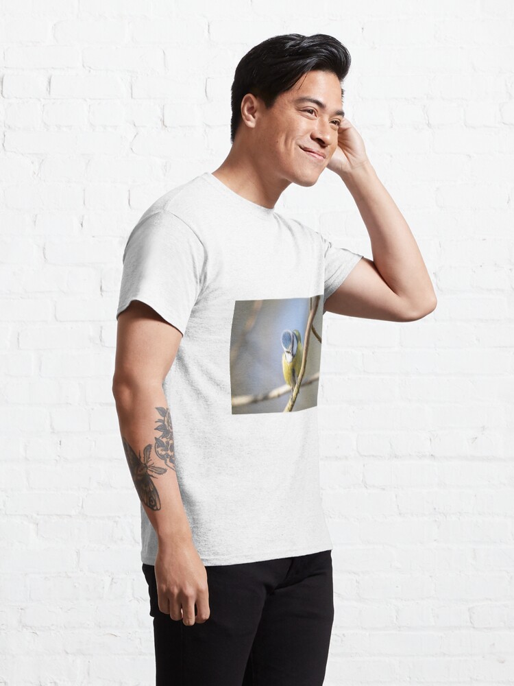 Thumbnail 5 of 7, Classic T-Shirt, Blue tit portrait designed and sold by AYatesPhoto.