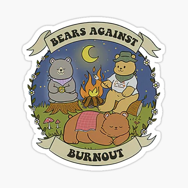 We Bare Bears Group Hug Classic Round Sticker