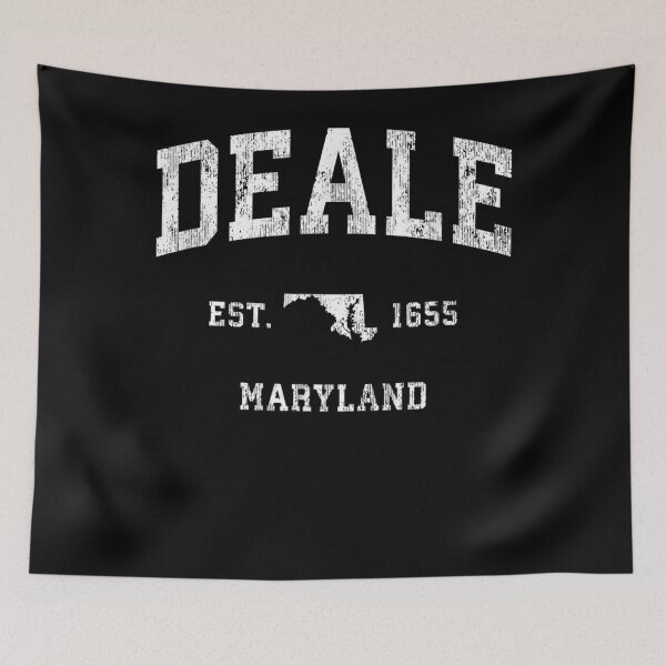 Item preview, Deale Maryland Md Vintage Athletic Sports Design  designed and sold by aumarian.