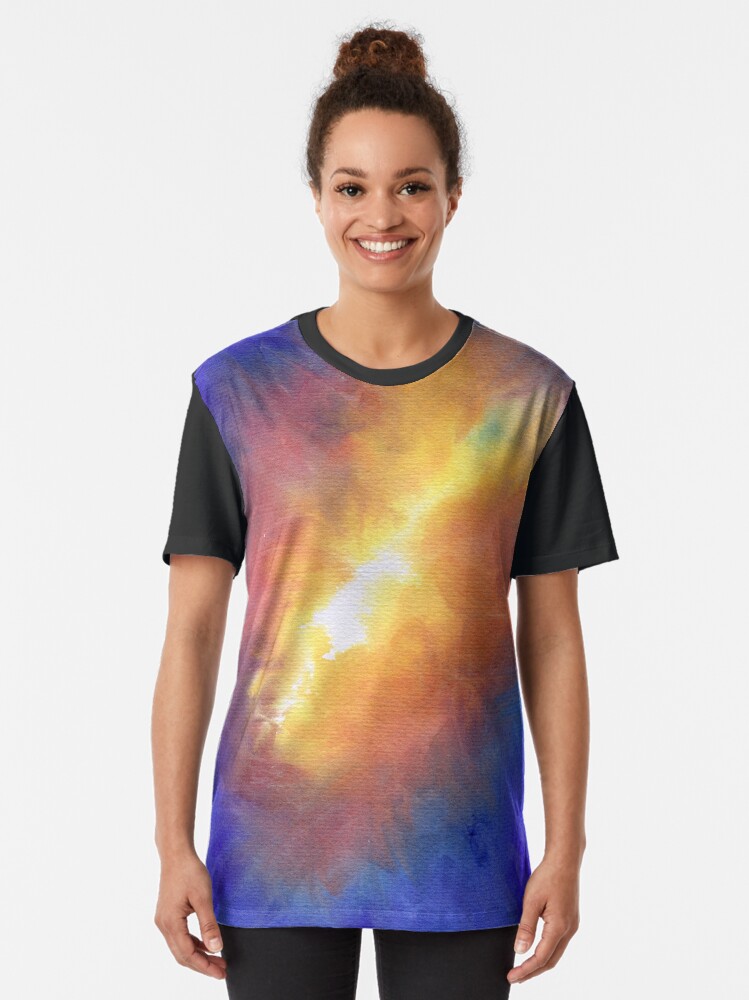 Thumbnail 2 of 5, Graphic T-Shirt, ColorBurst designed and sold by jonwarren.