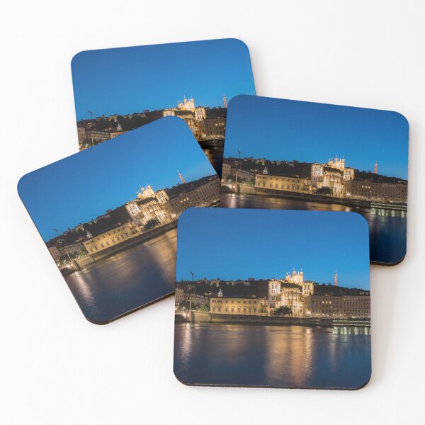 Item preview, Basilica of Fourviere and Saint-Jean Cathedral at sunset designed and sold by stedata.