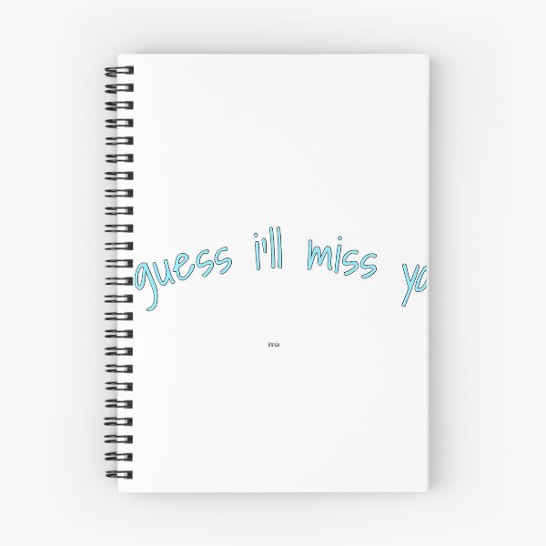 Item preview, "i guess i'll miss you. kinda." card designed and sold by norcalkara.