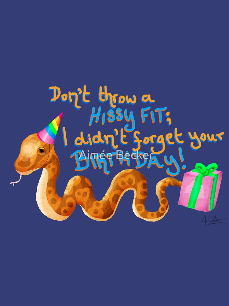 "Don't Throw a Hissy Fit" Tshirt for Sale by Shmeezle Redbubble