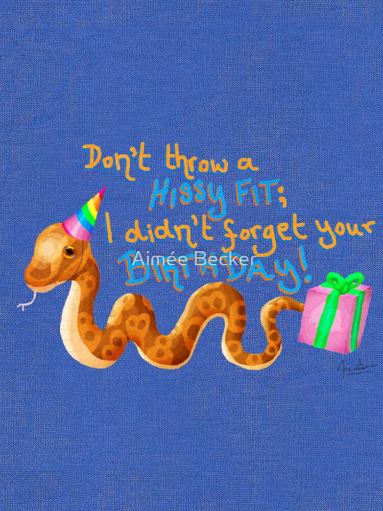 "Don't Throw a Hissy Fit" Lightweight Hoodie by Shmeezle Redbubble