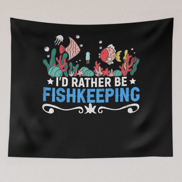 Item preview, I'd Rather Be Fishkeeping Funny Aquarist Aquarium Graphic  designed and sold by aumarian.