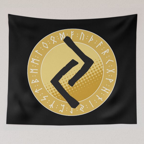 Item preview, Viking Runes and Runic Symbols - Jera (Harvest) designed and sold by iscaStudioArt.
