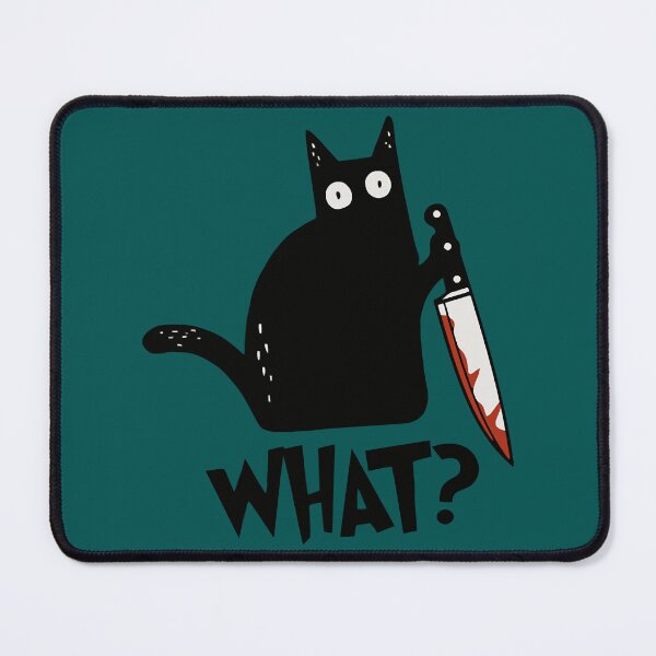 Item preview, Cat What Murderous Black Cat With Knife Gift Premium designed and sold by GuldStones.
