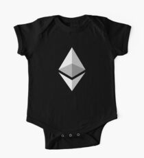 Ethereum Logo Baby Body Kurzarm