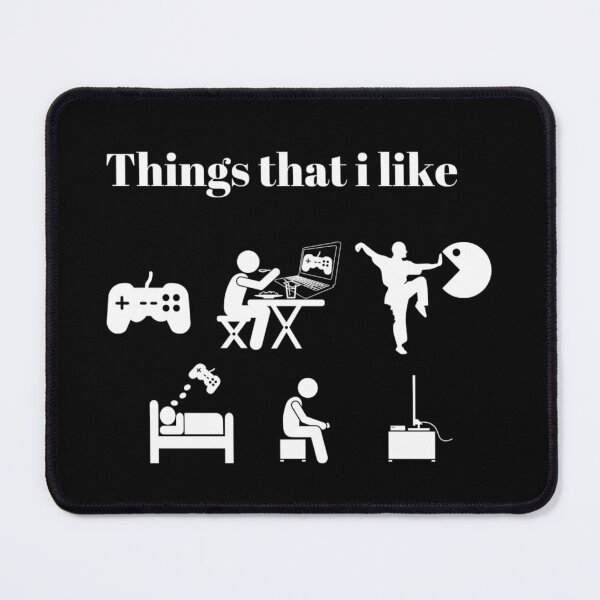 Item preview, Things that i like - text based & icons design - White text designed and sold by Nemesiscrowd.