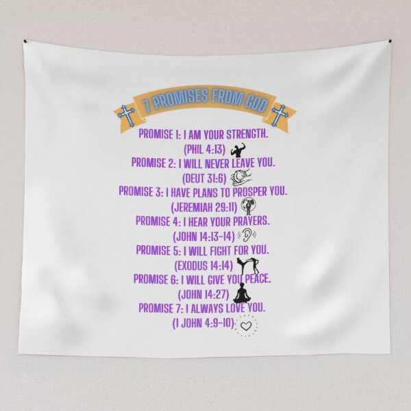 Item preview, 7 Promises Of God To A Happy Life designed and sold by Colinrj.