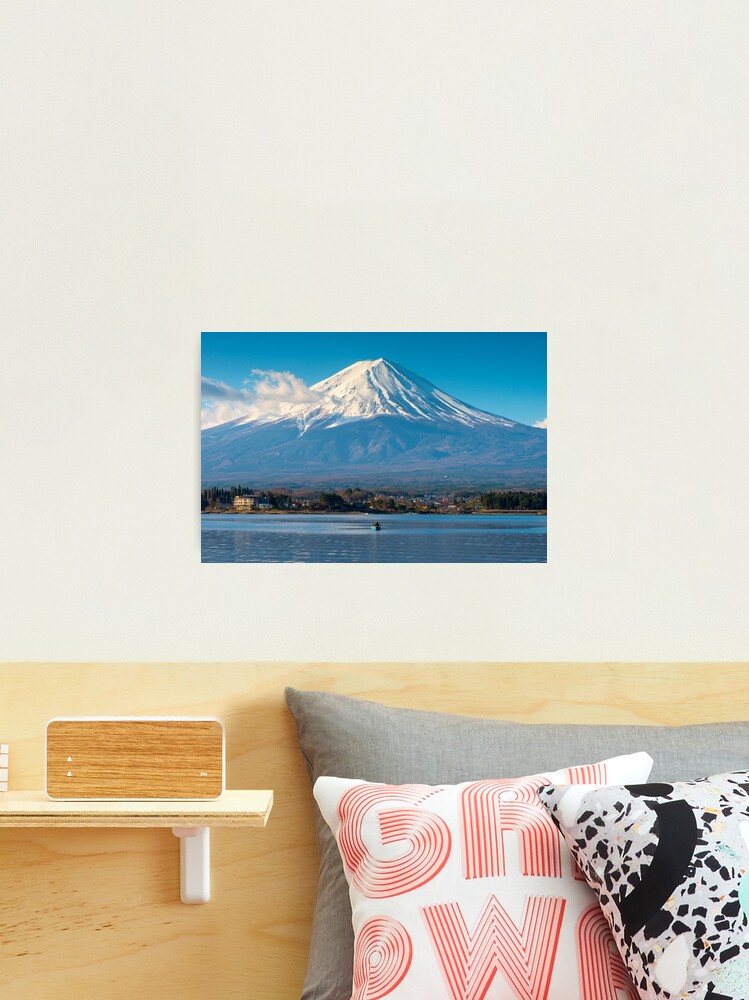 Thumbnail 1 of 3, Photographic Print, Mount Fuji Fishing Boat designed and sold by Adrian Alford Photography.