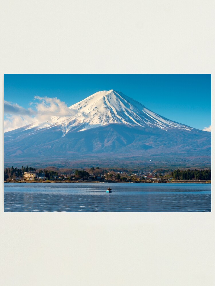 Alternate view of Mount Fuji Fishing Boat Photographic Print