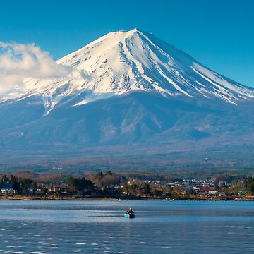 Artwork thumbnail, Mount Fuji Fishing Boat by Adrian Alford Photography