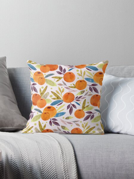 Jardin d'été Throw Pillow