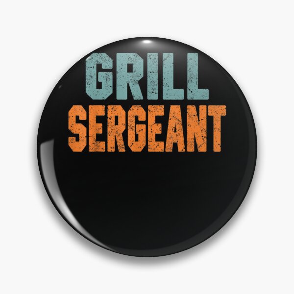 Item preview, Grill Sergeant Funny Grill Bbq Grilling Meat Dad Joke  designed and sold by aumarian.