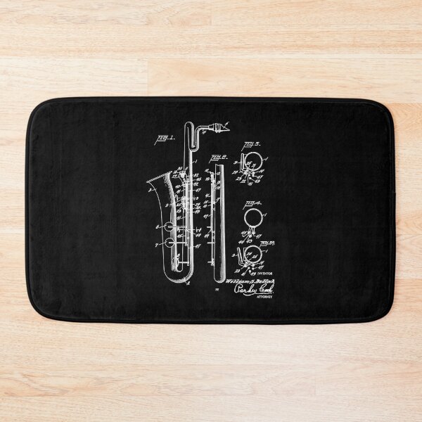 Item preview, Saxophone Player Cool Patent Style Bari Sax  designed and sold by AliveahDaniele.