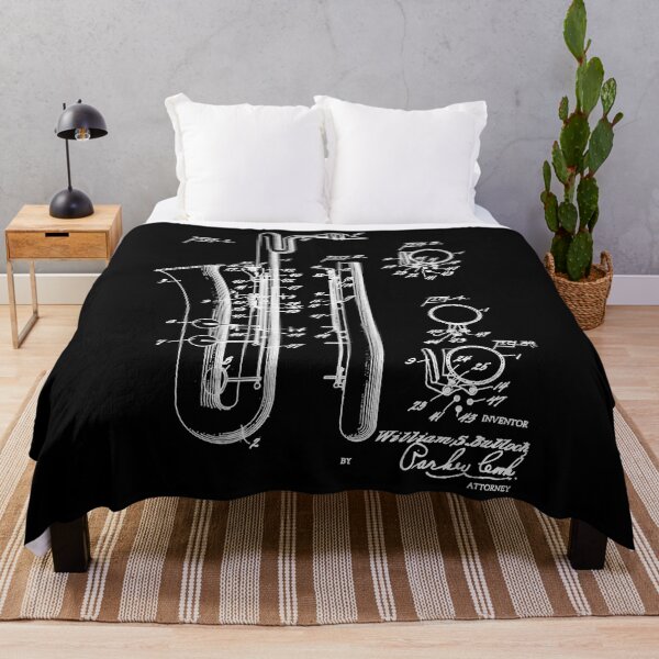 Item preview, Saxophone Player Cool Patent Style Bari Sax designed and sold by AliveahDaniele.