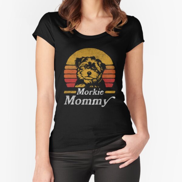 Morkie mom clearance shirt