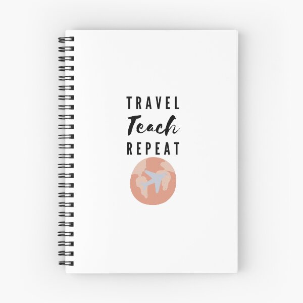 Item preview, Travel Teach Repeat Blush designed and sold by passportpaige.