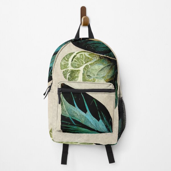 Item preview, Illustration of a butterfly made of tropical leaves designed and sold by artofbelletz.