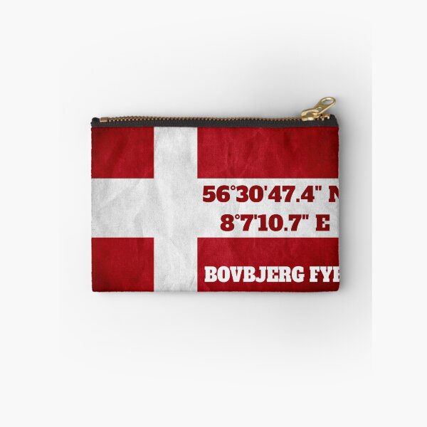 Item preview, Bovbjerg Fyr - coordinates - flag designed and sold by Nordic Waters Collection.