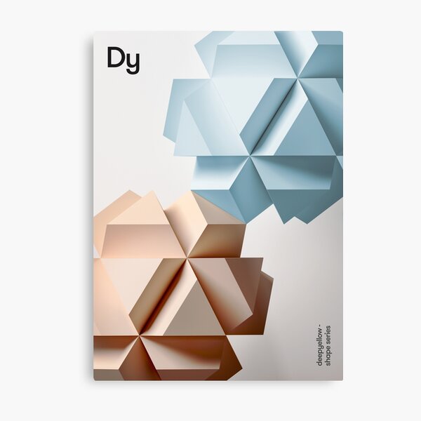 Dy Metal Print