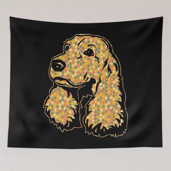 Item preview, Cocker Spaniel - Cocker Spaniel Geometric designed and sold by UnknownArtistt.