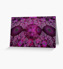 Pink Flower Meadows Greeting Card