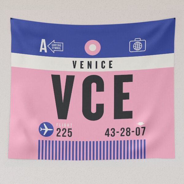 Item preview, Luggage Tag A - VCE Venice Italy designed and sold by VoodooCircus.