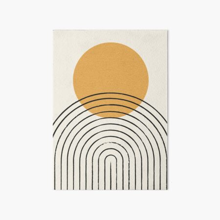 Mid Century Art Board Prints for Sale