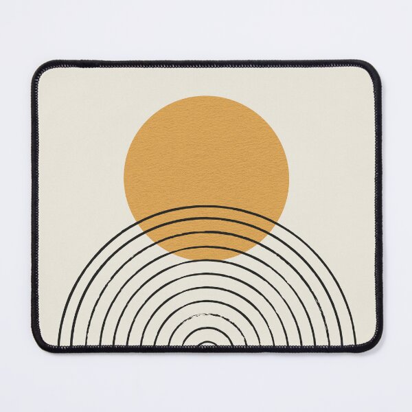 Item preview, Sun Rainbow Abstract - Mid century modern designed and sold by moonlightprint.