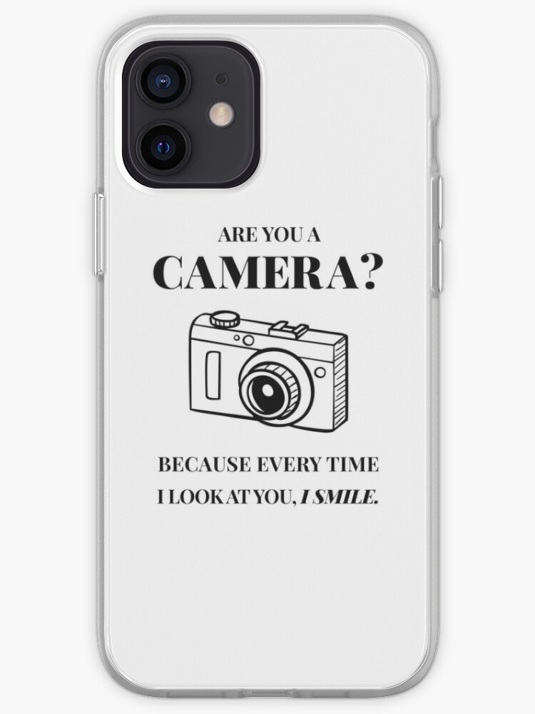 Lustige Abholung Linie Kamera Witz Iphone Hulle Cover Von Suniquin Redbubble