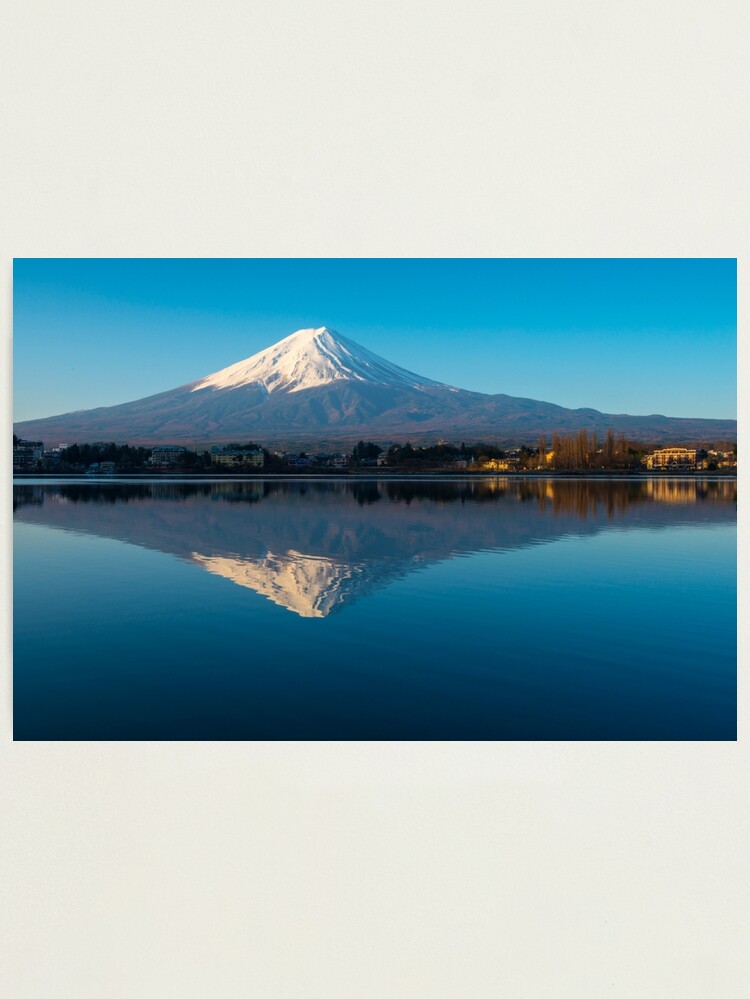 Thumbnail 1 of 3, Photographic Print, Mount Fuji Reflection designed and sold by AdrianAlford.