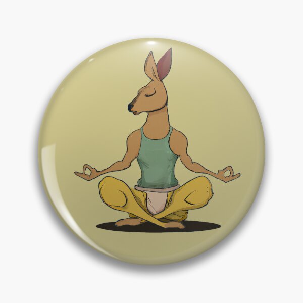 Item preview, Meditating Kangaroo designed and sold by binarty.