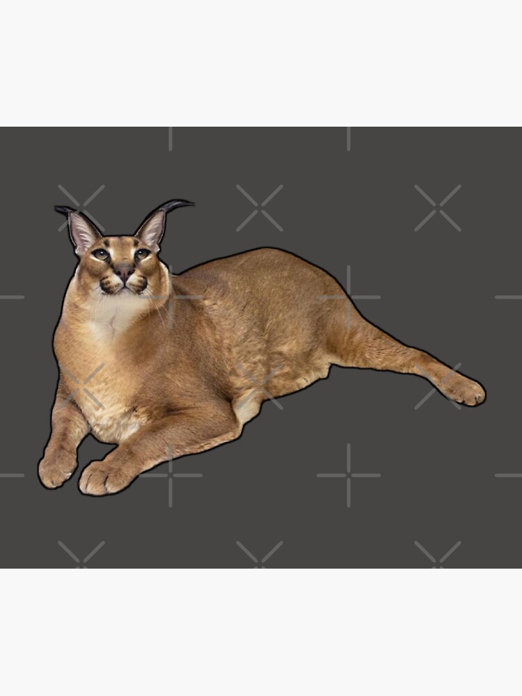 Caracal Cat Big Floppa Meme Mouse Pad Anti-Slip Rubber Mousepad