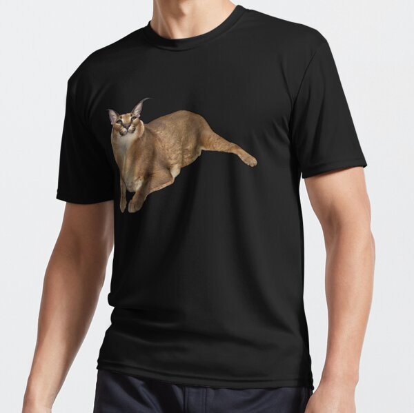 Big Floppa Meme Cat Caracal Cool Funny Cats Caracals Lover Unisex T-Shirt