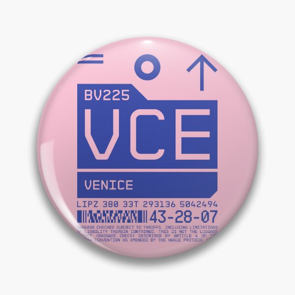 Artikelvorschau, Luggage Tag C - VCE Venice Italy entworfen und verkauft von VoodooCircus.