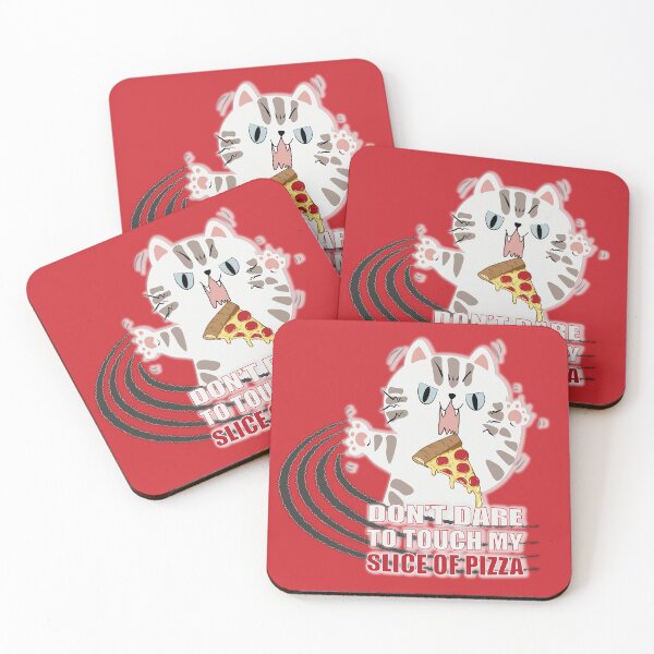 Item preview, Don't dare to touch my slice of pizza|Cat eating pizza| funny cat designed and sold by Cheerist .