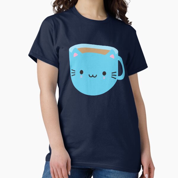 Kawaii Cat Cup of Tea Classic T-Shirt
