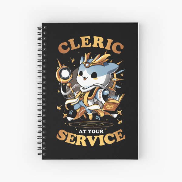 Item preview, Cleric's Call - Cute Cat Gamer designed and sold by Snouleaf.