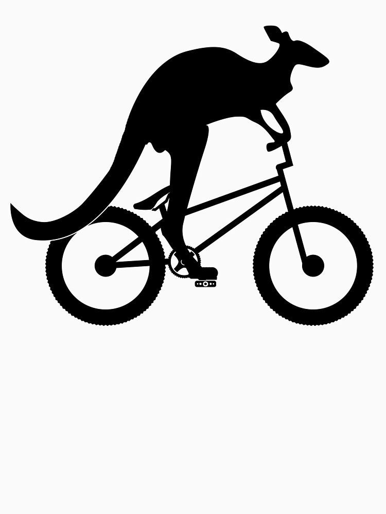 "Kangaroo On Bike" Tshirt for Sale by Phoenix23 Redbubble kangaroo