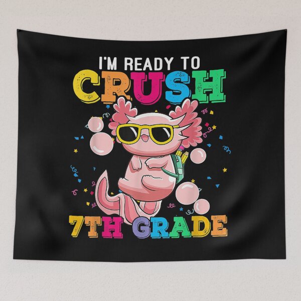 Item preview, Back To School I'm Ready To Crush 7th Grade Love Monster Tr  designed and sold by vergiebee.