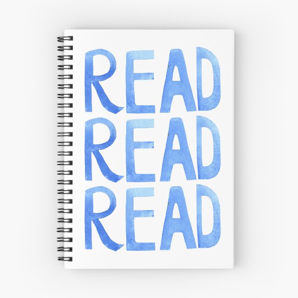 Item preview, Read Read Read - Blue Watercolour Design designed and sold by CreativNode.