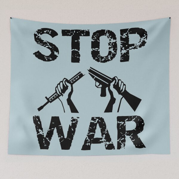 Item preview, Stop War Broken Gun - Black Design for Peace Loving People designed and sold by defytee.
