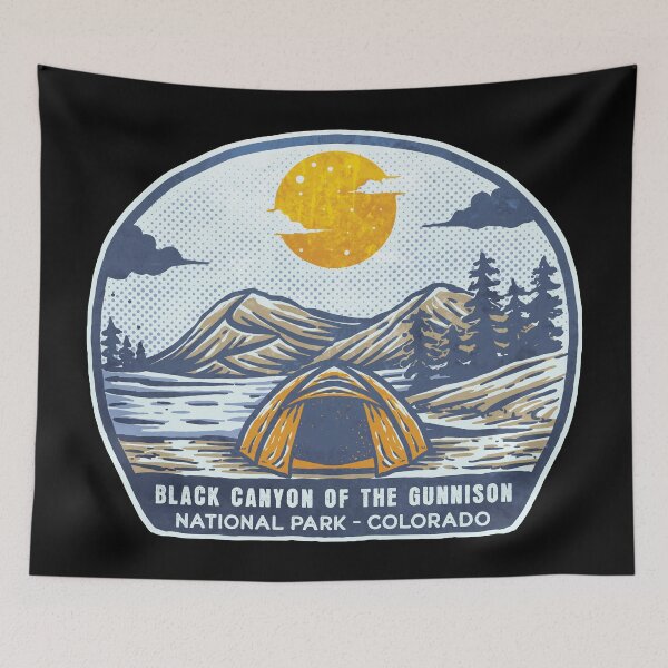 Item preview, Black Canyon Of The Gunnison Vintage Sunset Camp designed and sold by JordanHolmes.